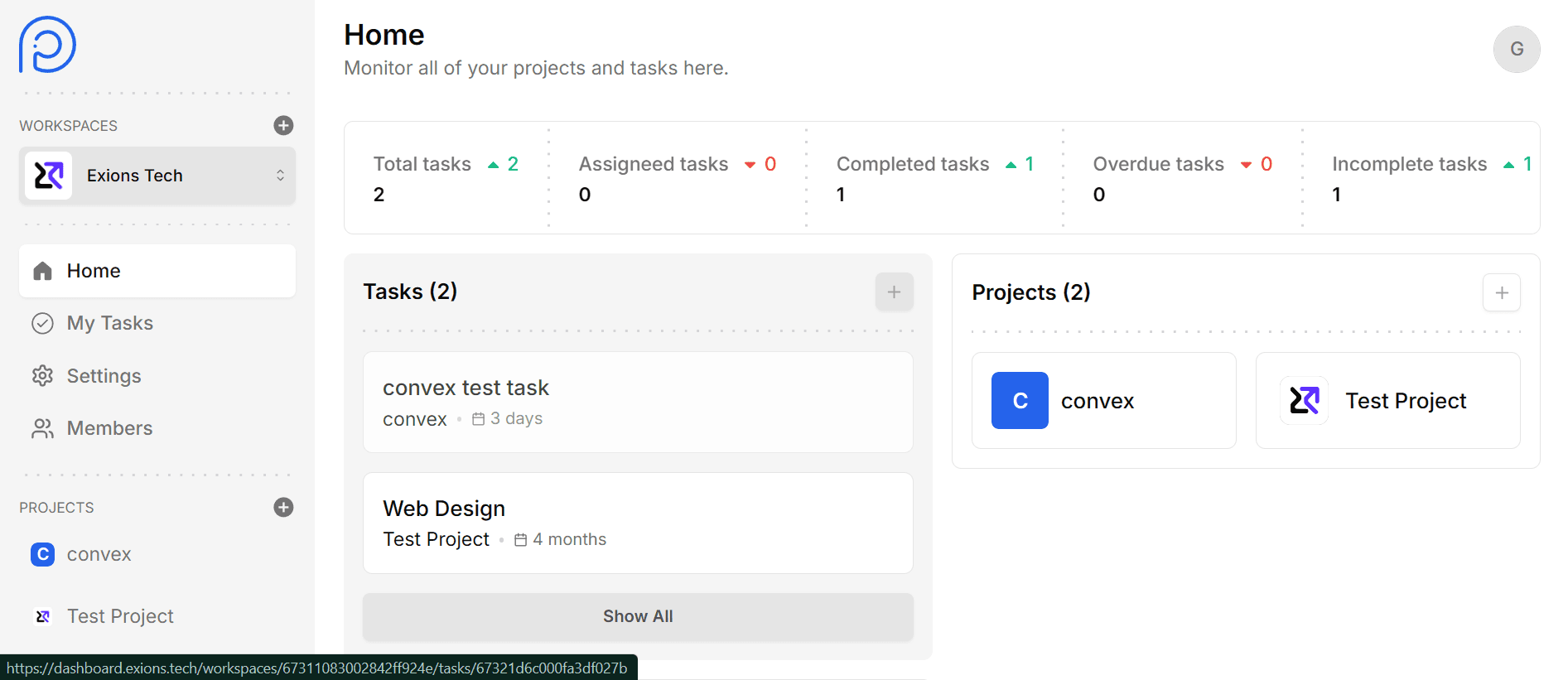 Management Dashboard